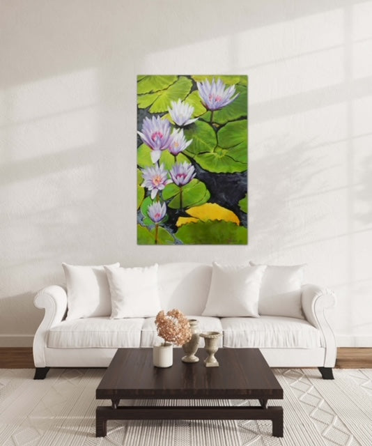 Lilac Waterlillies