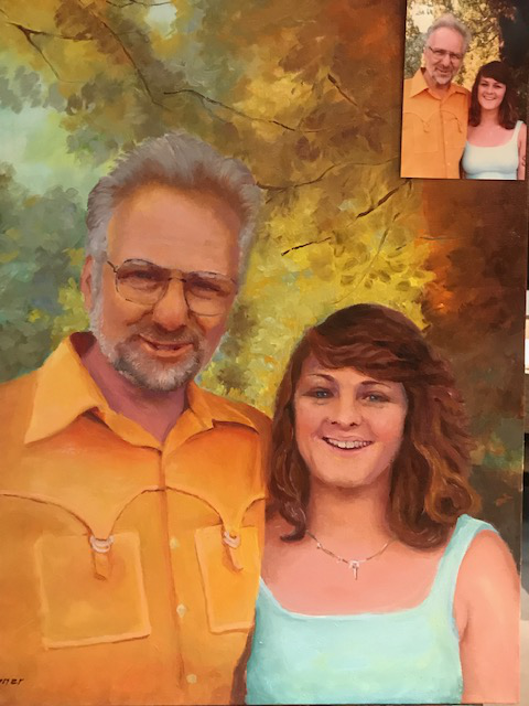 Father and Daughter Portrait